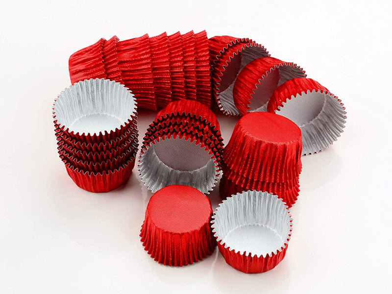 Alu-Kapseln 24mm rot, 25 Stück - Tortendekoshop