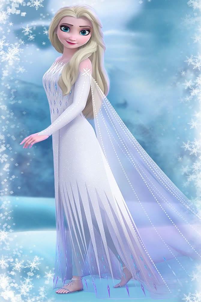 Anna, Elsa, Eiskönigin Thema Tortenaufleger - Tortendekoshop