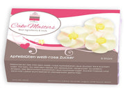 Apfelblüten weiß, rosa Zucker 9 Stück - Tortendekoshop