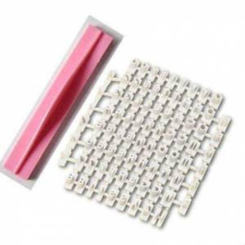 Ausstecher Buchstaben Stempel Set - Tortendekoshop