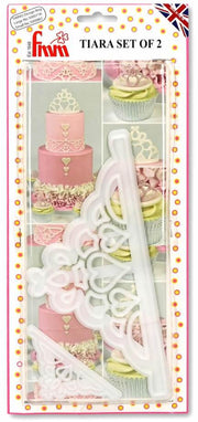 Ausstecher Set Diadem. Königen Krone From - Tortendekoshop