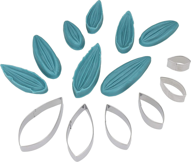 Ausstecher und Veiner Set Dahlie, 14 Stück - Tortendekoshop