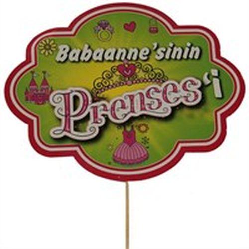 Babaannesinin Prensesi (Omas Prinzessin) Deko Sprechballon - Tortendekoshop