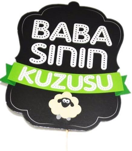 Babasinin Kuzusu (Papas Schäflein) Deko Sprechballon - Tortendekoshop