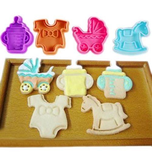 Baby Artikel Ausstecher Set - Tortendekoshop