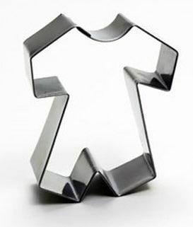 Baby Body, Fussball Ausstechform, Edelstahl - Tortendekoshop