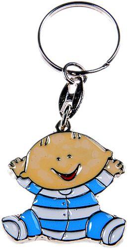 Baby Boy Geschenk Schlüsselanhänger blau - Tortendekoshop