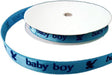 Baby Boy Satin Band,10m -2 - Tortendekoshop