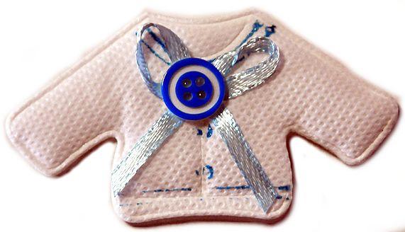 Baby Boys Jäckchen Stoff Deko - Tortendekoshop