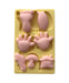 Baby Füße und Hände Figüren Silikonform - Tortendekoshop