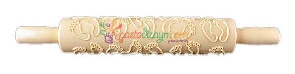 Baby Füßen Motiv Fondant Rolle - Tortendekoshop