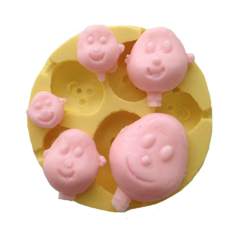 Baby gesicht Silikonform - Tortendekoshop