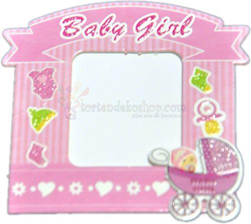 Baby Girl magnet Bilderrahmen - Tortendekoshop