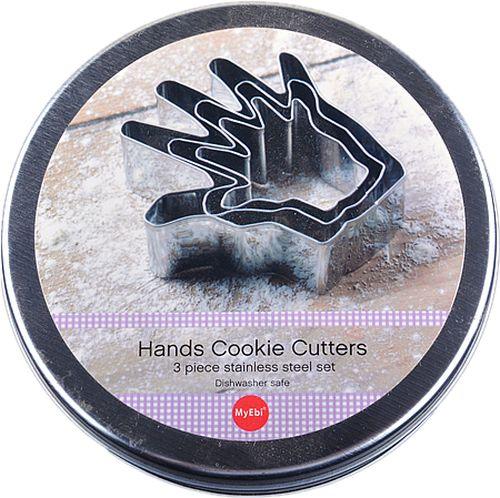 Baby Hand Ausstechform Set, Edelstahl - Tortendekoshop