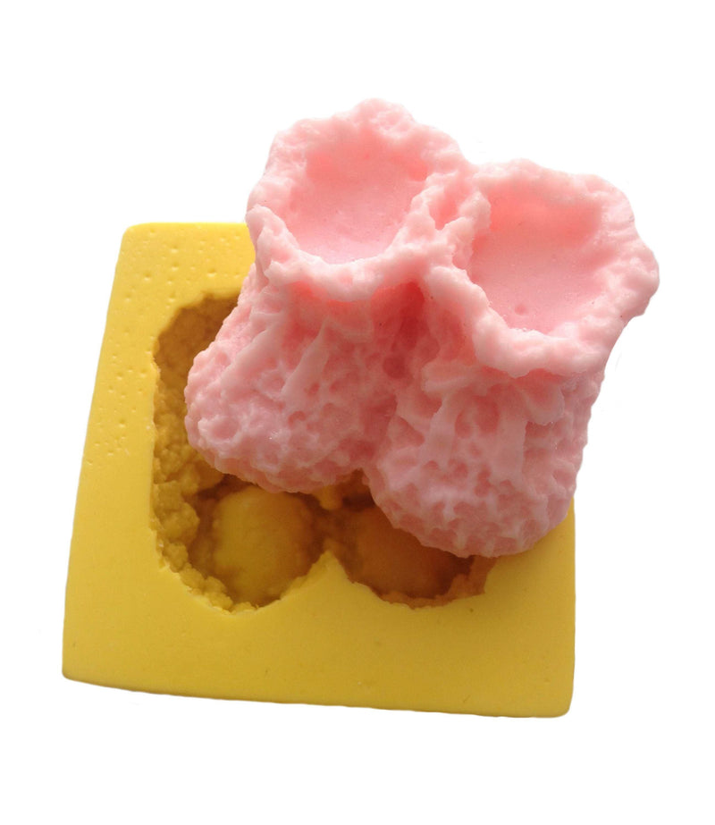 Baby Hausschuhe Silikonform - Tortendekoshop