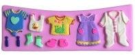 Baby Kleidung Set Silikonform - Tortendekoshop