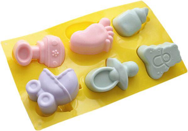 Babyschoppen, Schnuller, Bär, Duftstein, Seifenformen - Tortendekoshop