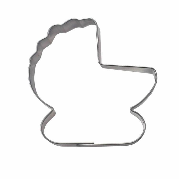 Babywagen Ausstechform, Edelstahl - Tortendekoshop