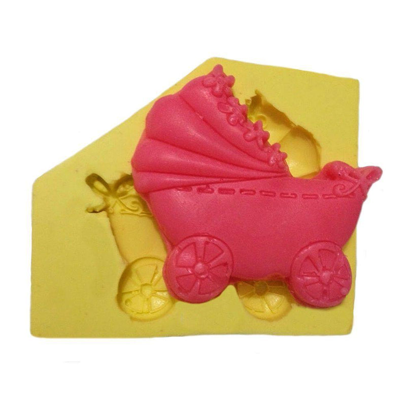 Babywagen Silikonform - Tortendekoshop