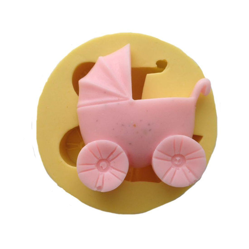 Babywagen Thema Silikonform - Tortendekoshop