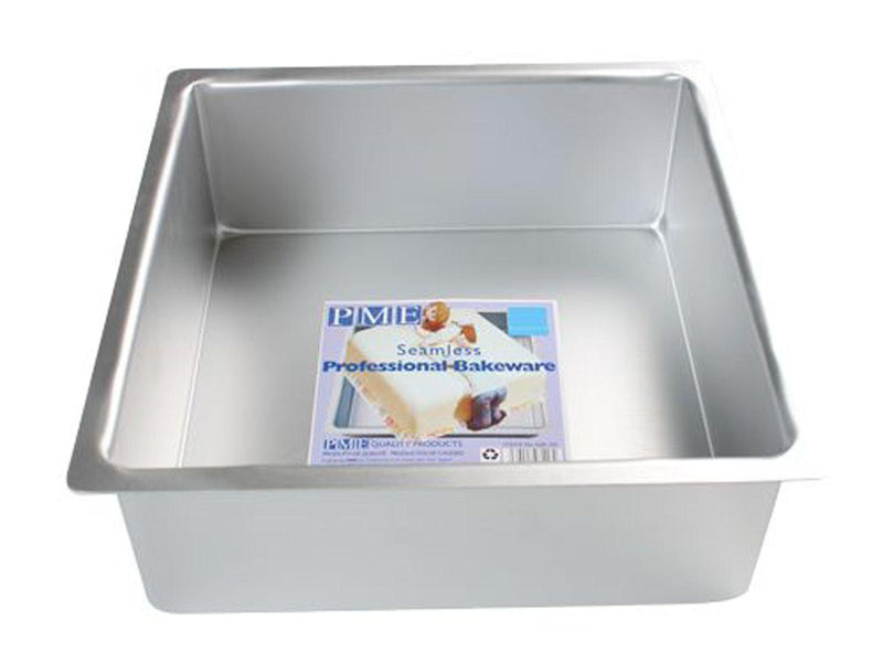 Backform, tief, quadratisch 25x25x10cm - Tortendekoshop