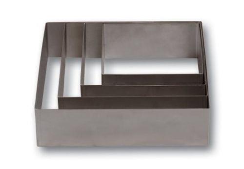 Backformen eckig Metall - Tortendekoshop