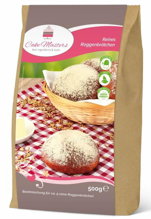 Backmischung Roggenbrötchen, 500g - Tortendekoshop