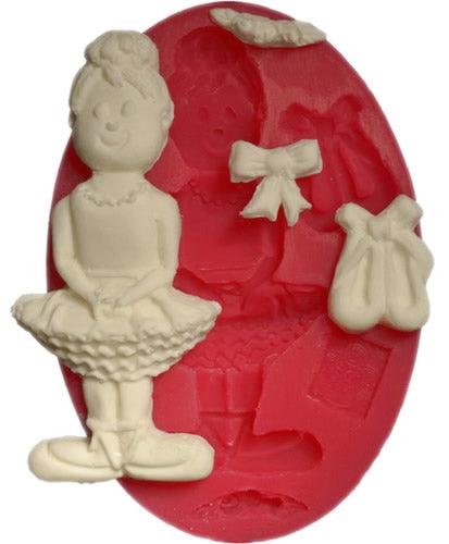 Ballerina Silikonform - Tortendekoshop