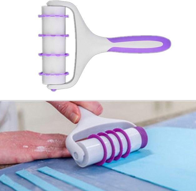 Bandschneider, Roll-Fondant Schneid, Stempelrolle - Tortendekoshop