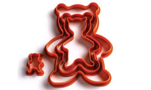 Bären Figuren Plastik Ausstechform Set - Tortendekoshop