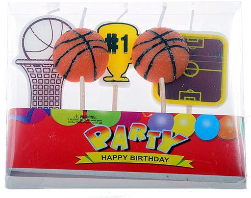 Basketball förmige Geburtstag Kerzen - Tortendekoshop
