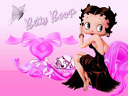 Betty Boop Tortenaufleger, Rechteckig - Tortendekoshop