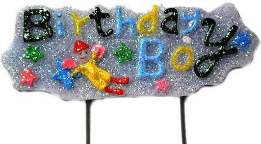 Birthday Boy Kerzen blau - Tortendekoshop