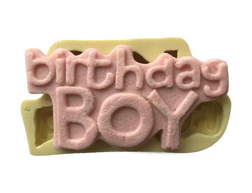 Birthday Boy Silikonform, Gross - Tortendekoshop