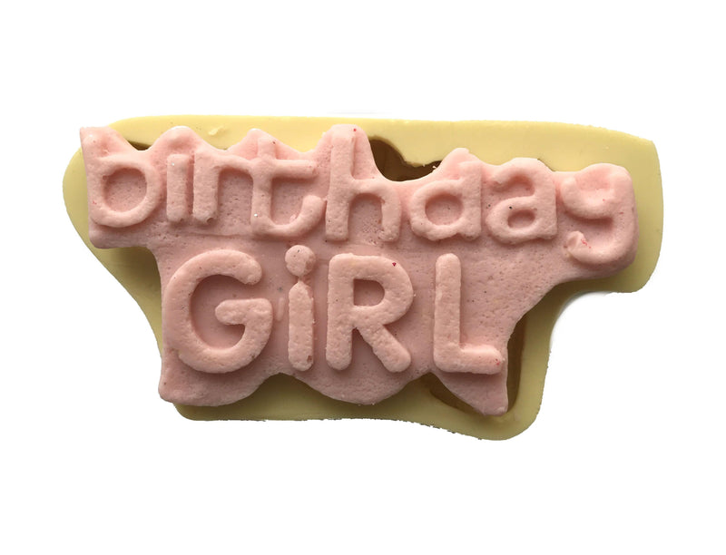 Birthday Girl Silikonform, Gross - Tortendekoshop
