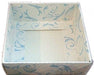 Blau Acetat Schachteln mit Motiven ,9x9x3cm - Tortendekoshop