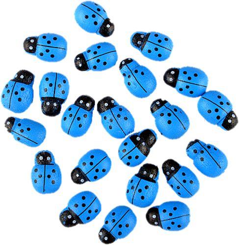 Blau Deko Marienkäfer - Tortendekoshop
