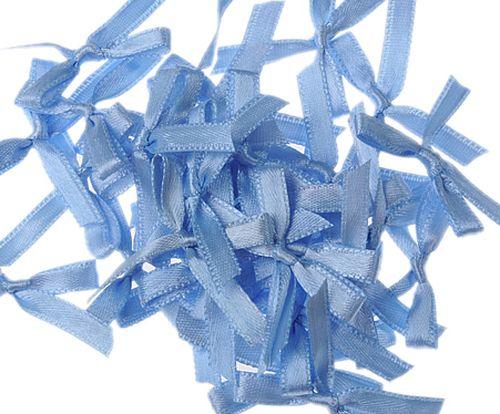 Blau Deko Schleifen - Tortendekoshop