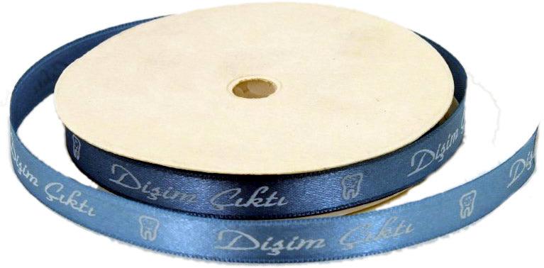 Blau Disim Cikti Schleifenband - Tortendekoshop