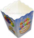 Blau Happy Birthday Popcorn Box - Tortendekoshop