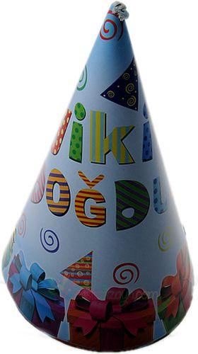 Blau Iyiki Dogdun Birthday Partyhüte - Tortendekoshop