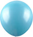 Blau Metallic Luft Ballon - Tortendekoshop