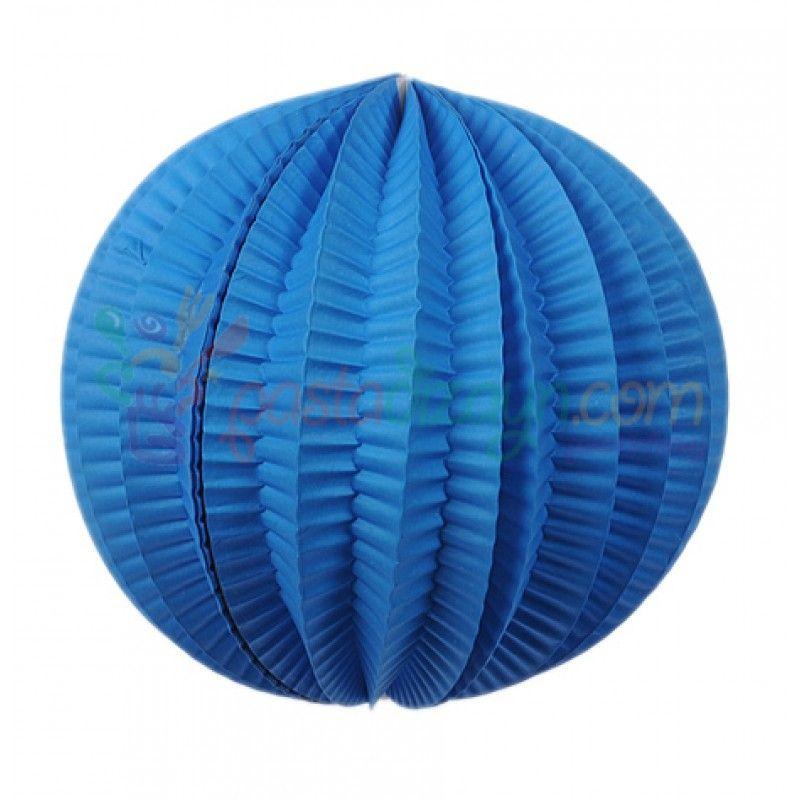 Blau Party Laterne - Tortendekoshop