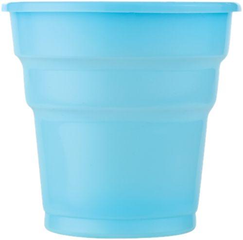 Blau Plastik Becher - Tortendekoshop