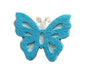 Blau Schmetterling Deko aus Filz - Tortendekoshop