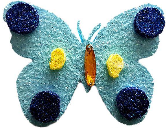 Blau Schmetterling Deko aus Styropor - Tortendekoshop