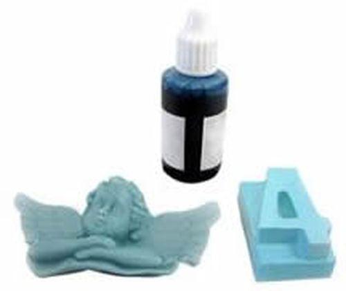 Blau Seifen, Duftstein Farbe - Tortendekoshop