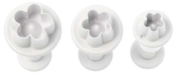 Blumen Ausstecher mit Auswerfer Set - Tortendekoshop