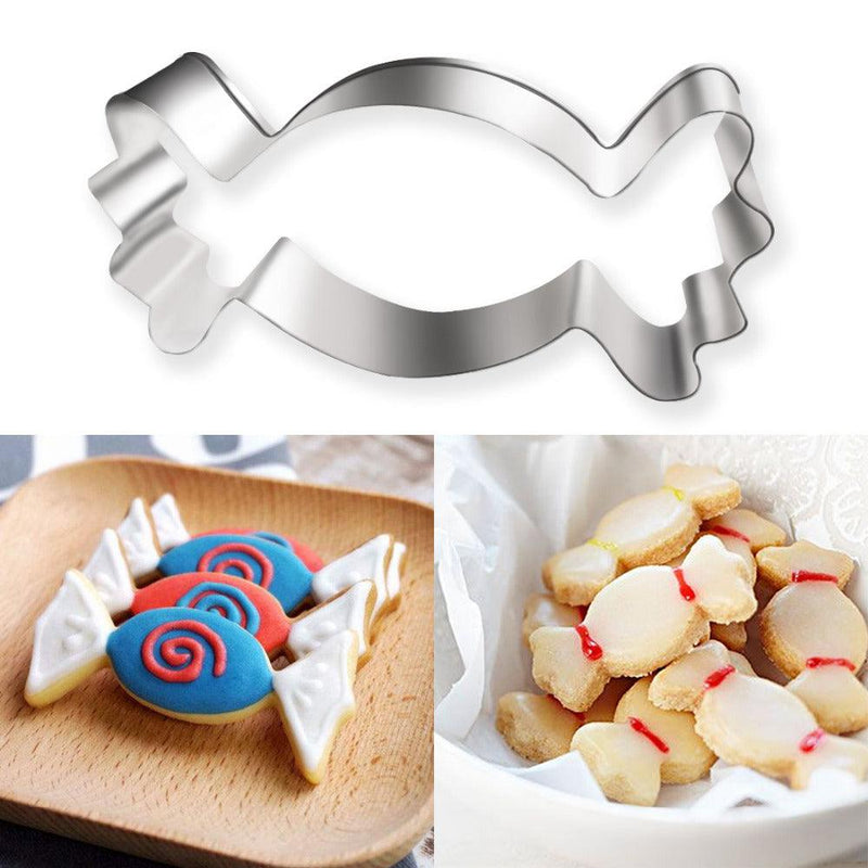 Bonbon Ausstechform, Edelstahl - Tortendekoshop