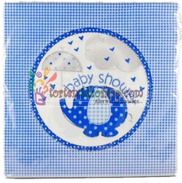 Boy Baby Shower Servietten - Tortendekoshop